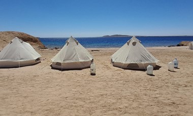 Campen im Ras Mohammed Nationalpark